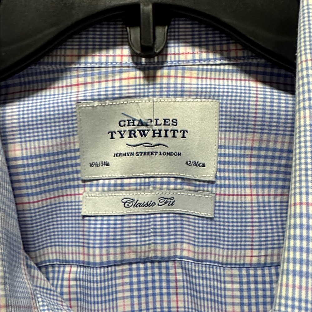 Charles Tyrwhitt Men's sleeves dress shirt: 16 1/2 - Picture 2 of 6
